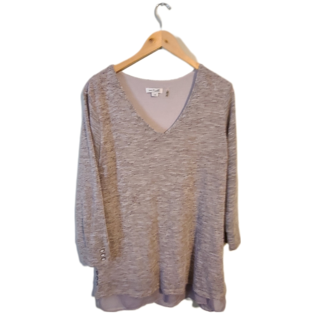 Biege Knit Shirt - Size Large